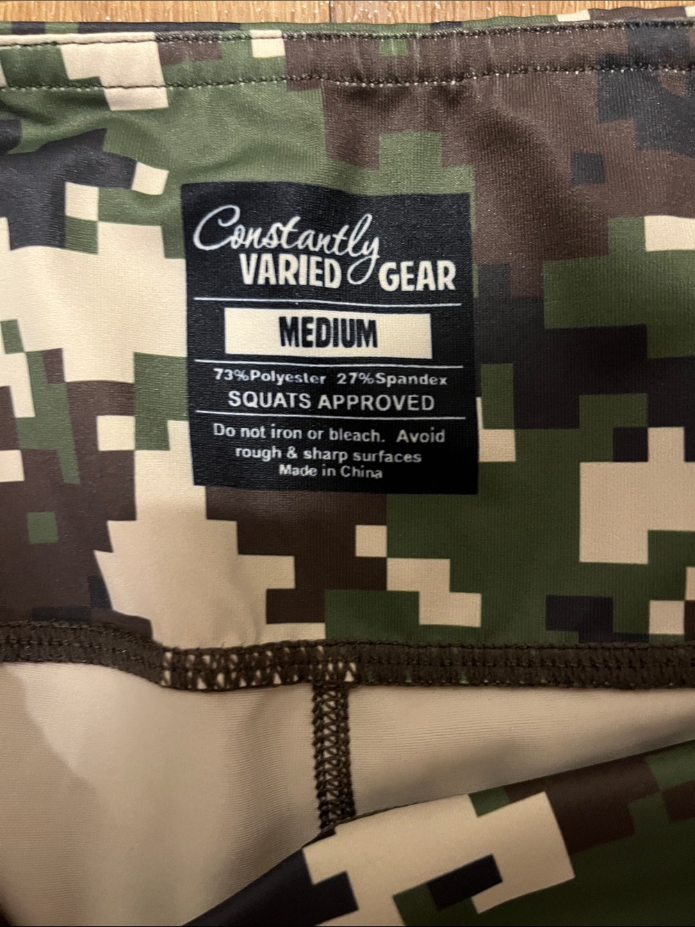 Constantly Varied Gear Green Digital Camo Leggings - Picture 2 of 2